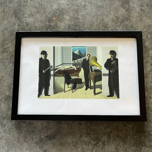 'The Menaced Assassin' by René Magritte Framed Canvas Print - Picture 1 of 4